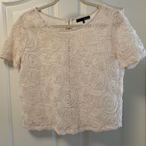 Ro&De (Nordstrom) sheer short sleeve blouse